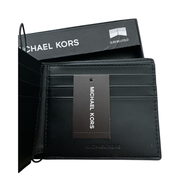 Michael Kors Jet Set Leather Bifold Wallet Black - Picture 6 of 8